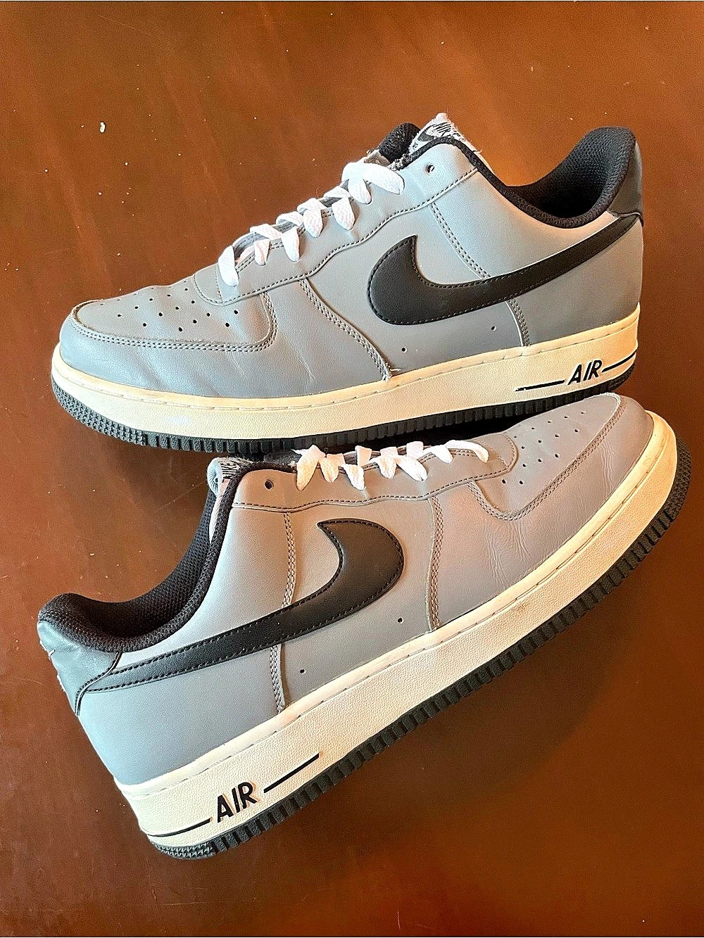 Nike Air Force 1 Sneakers Gray & Black US 11.5 mens